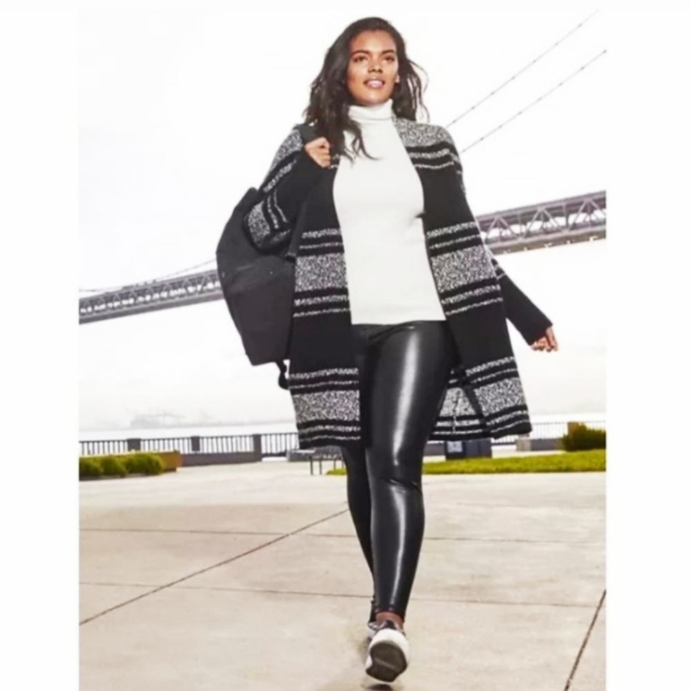 Athleta Glam faux leather leggings XL